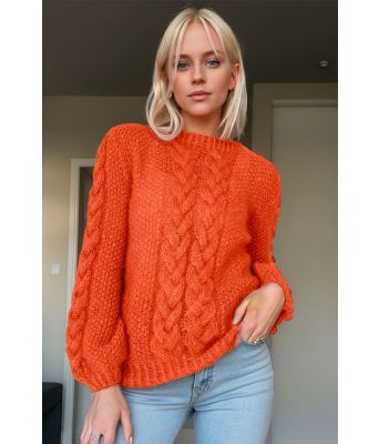 Oransje Poppy genser - Belfilato 101-47903