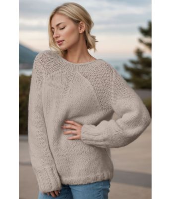 Beige Ren genser - Viking 1922-1-307