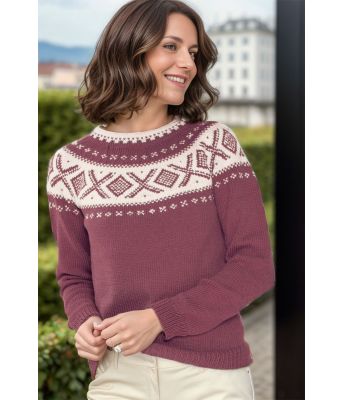 Cortina genser mørk rose - DLG 197-34353400