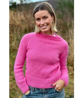Cozy everyday genser I rosa - Strikkia 2022-002-361B