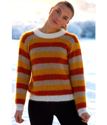 Høstløv genser - Strikkia 2024-015