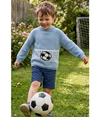 Fotballgenser i lyseblå - Strikkia 2026-006-521