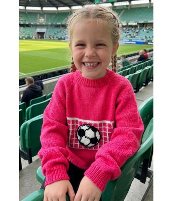 Neonrosa fotballgenser - Strikkia 2026-006-577