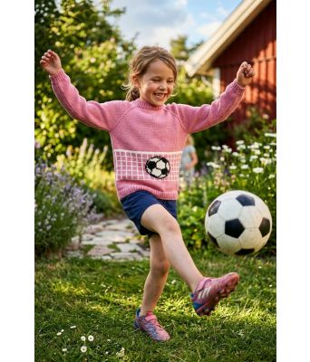 Rosa fotballgenser - Strikkia 2026-006-581