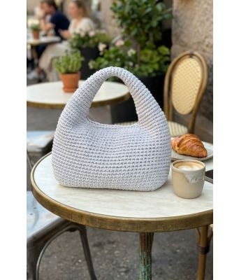 Lyseblå Carla loop bag - Strikkia 2026-010VGV-420