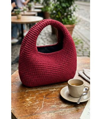 Rød Carla loop bag - Strikkia 2026-010VGV-460