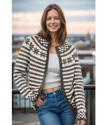 Mørkegrå Fanakofte - Viking 2207-1-515502