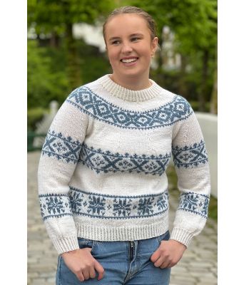 Nordic patterns genser - DLG 23-009B