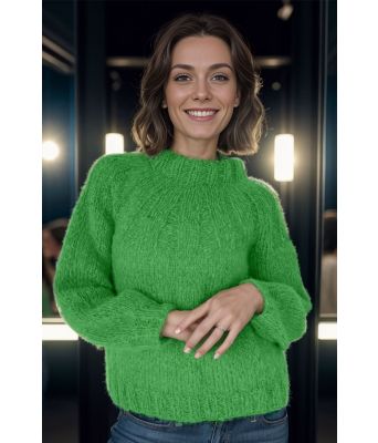 Samara sweater i skarpt grønn - Belfilato 24-003-47948