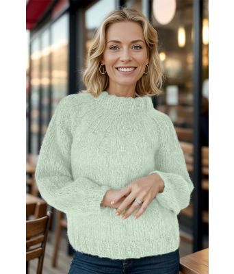 Mintgrønn Samara sweater - Belfilato 24-003-47949