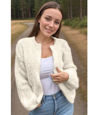 Natur Snuggle soft cardigan - Belfilato 24-006-40020