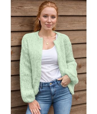 Mintgrønn Snuggle soft cardigan - Belfilato 24-006-47949