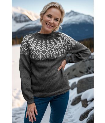 Koksgrå Skogsgenser med grått mønster - DLG 24-008-SU34273403