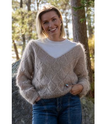 Beige Diamond sweater - Belfilato 24-011-43041