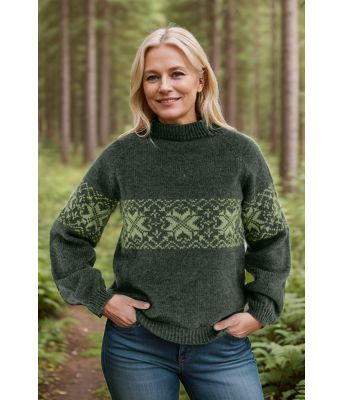 Armygrønn Stugudalsgenser - DLG 25-001-SU34893462