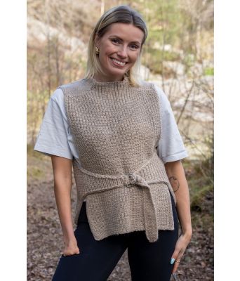 Varennavesten i beige - DLG 25-002-AS507B