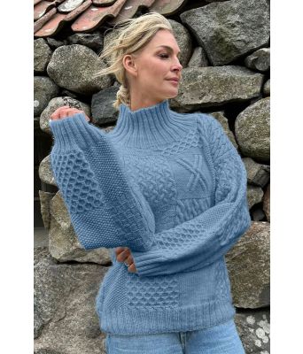 Blå Elje genser - Viking 2502-12B-524