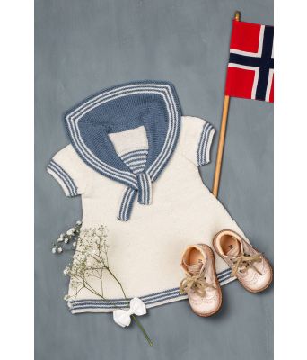 Lillemor matroskjole til baby - DG 387-08