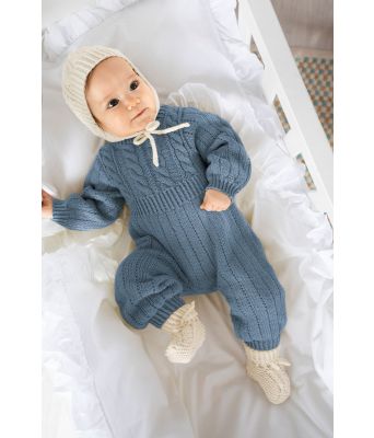 Einer babysett med heldress, lue og sko - DG 414-08