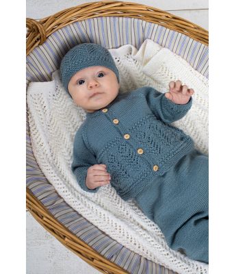 Millian og Milla hentesett til baby i petrol - DG 422-01