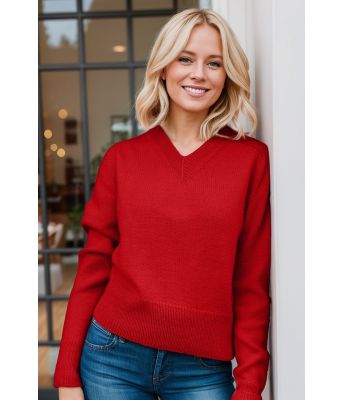 Rød Loise genser - DLG 262-3404