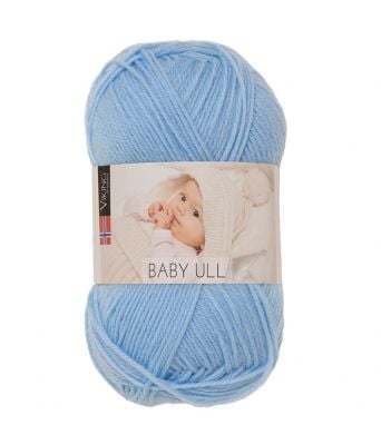 Viking garn - Baby Ull 324 - Mellomblå