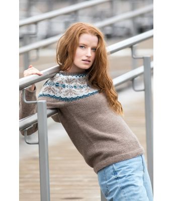 Beige Maria genser - DLG 184