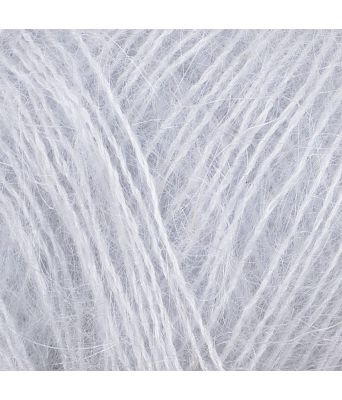 Viking Garn Kid-Silk - 300 Hvit