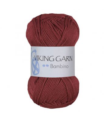 Viking garn - Bambino 484 Mørk gammelrosa