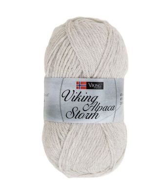 Viking garn - Alpaca Storm 512 - Perlegrå