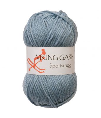 Viking garn - Sportsragg 524 - Lys støvblå