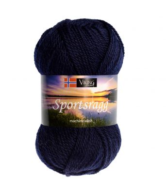 Viking garn - Sportsragg 526 - Marineblå