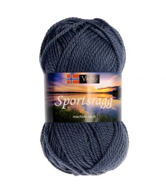 Viking garn - Sportsragg 527 - Jeansblå