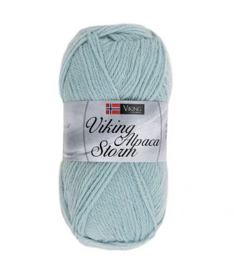 Viking garn - Alpaca Storm 528 - Lys petrol