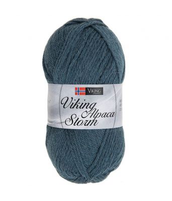 Viking garn - Alpaca Storm 529 - Mørk petrol