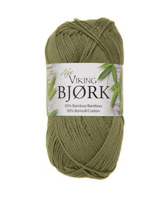 Viking garn - Bjørk 536 - Grønn