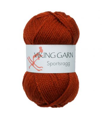 Viking garn - Sportsragg 543 - Rust