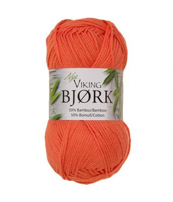 Viking garn - Bjørk 551 - Oransje