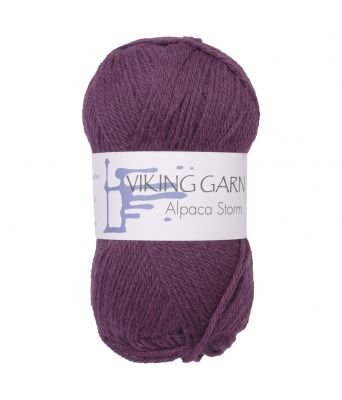 Viking garn - Alpaca Storm 569 - Mørk lilla