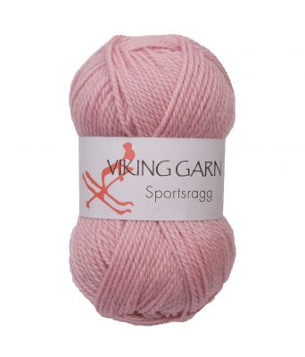Viking garn - Sportsragg 574 - Støvrosa