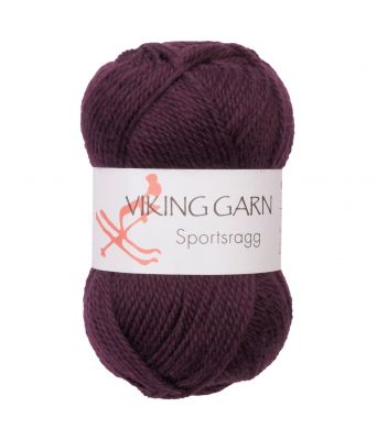 Viking garn - Sportsragg 578 - Mørk syrin