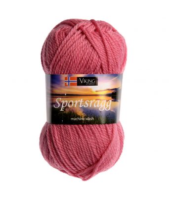 Viking garn - Sportsragg 581 - Rosa