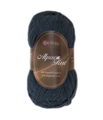 Viking garn - Alpaca Fine 626 - Gråblå