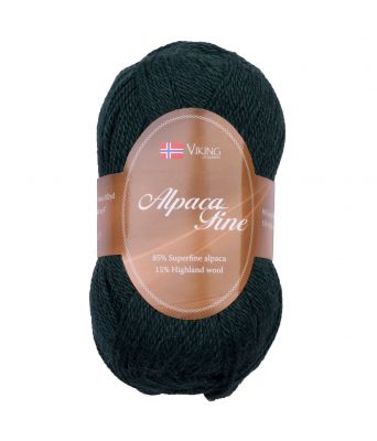 Viking garn - Alpaca Fine 633 - Grågrønn