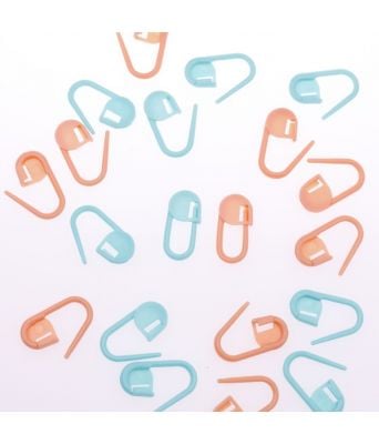 Pakke med 20 stk maskemarkører, 10 oransje og 10 grønne.