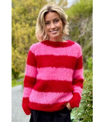 Acnegenseren i rød og neonrosa - Belfilato 23-001-4795147957B