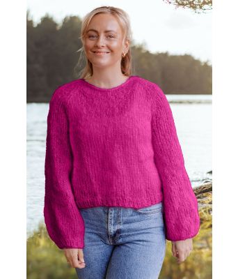 Letizia sweater i pink - Belfilato 23-026-47946