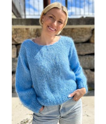Lyseblå Ava sweater - Belfilato 23-034-47945B