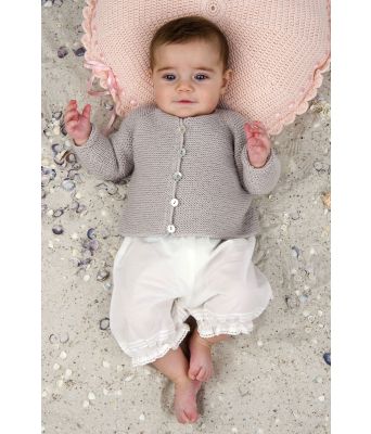 Raglanjakke med knapper til baby - DG 263-08