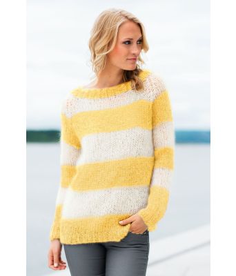 Acnegenseren med lysegule striper - DG 286-01D